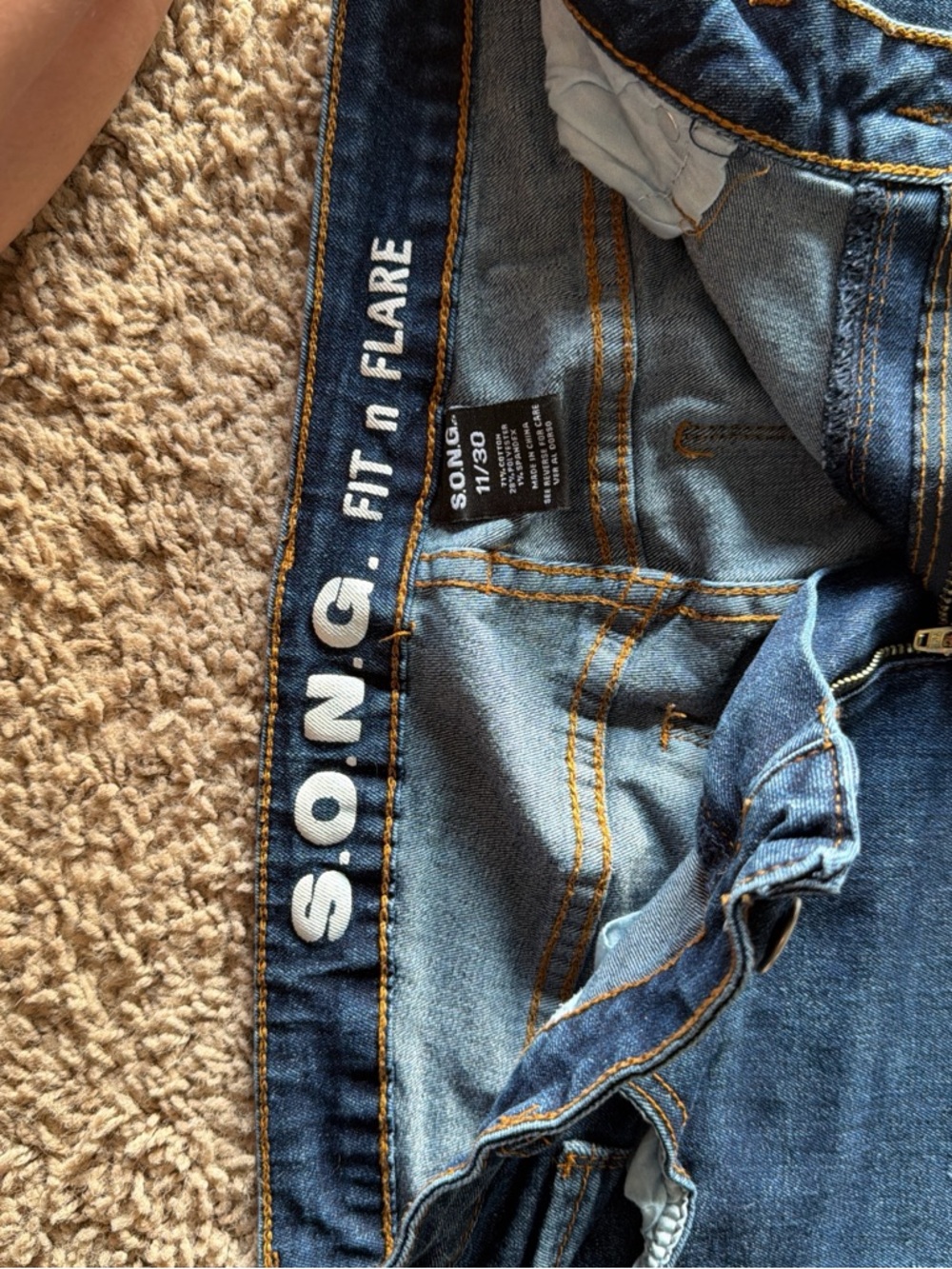 Woman’s Blue Fit n Flare Jeans